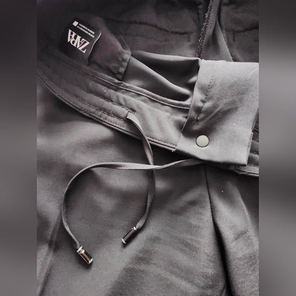 ZARA Black Cuffed Trousers | Pants. Women's Size Medium | 31-32 🖤 - Picture 5 of 8